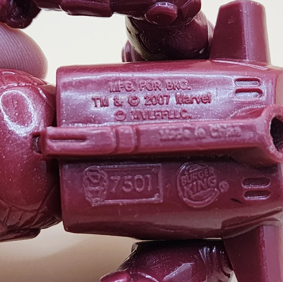 2007 Hasbro Burger King Marvel Universe IRON MAN Power Punch Action Figure 4.5" - Picture 4 of 5